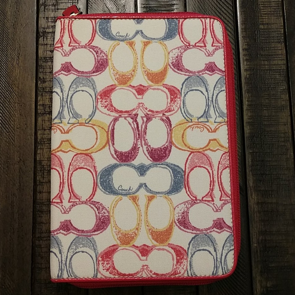 Coach E Reader Tablet Tech Case - Scibble Print